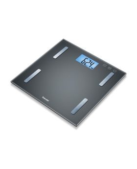 Beurer BF 180 diagnostic bathroom scale Blue illuminated LCD 