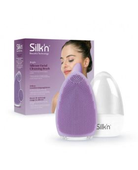 Silk'n Bright - Silikon-Gesichtsreinigungsbürste - Lila