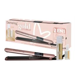 SS Gold Love Professionelles Dampf-Haarglätteisen mit Titanplatten – Gold Editio